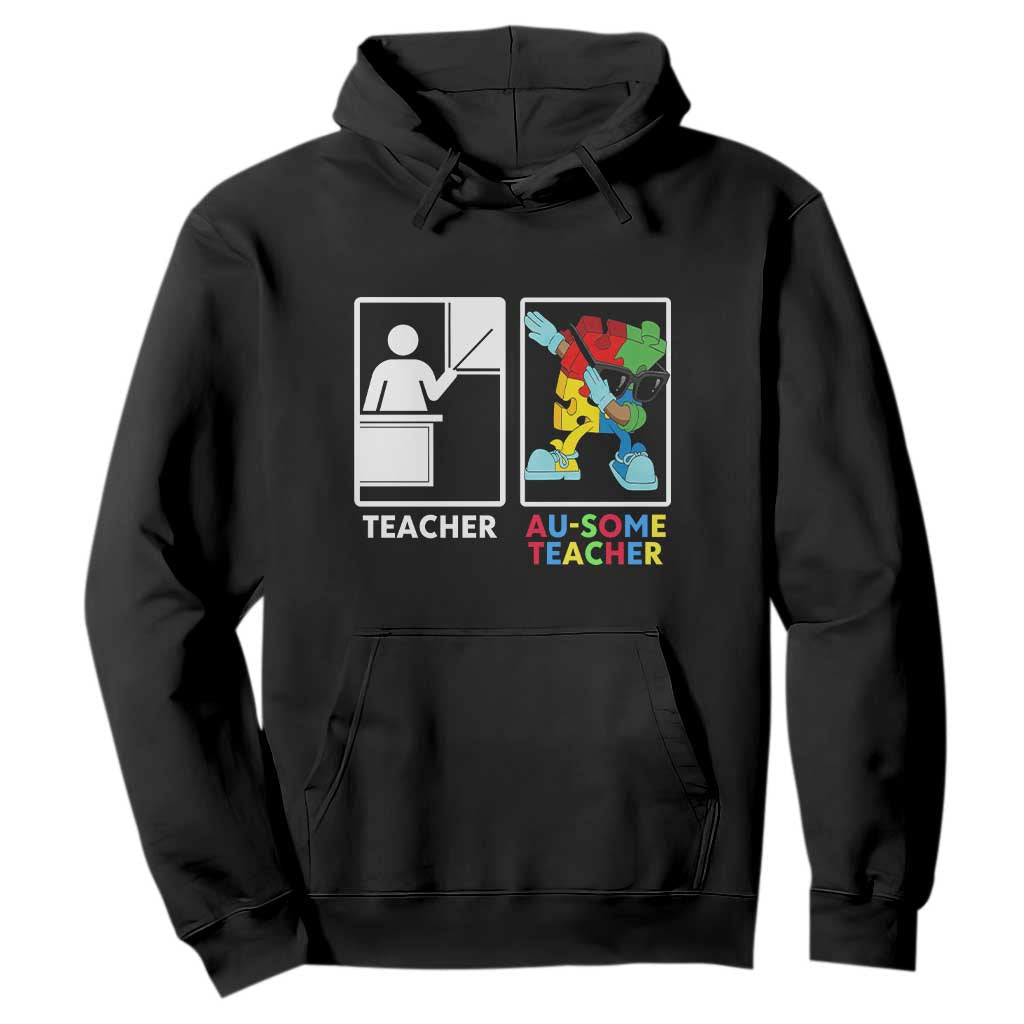 Funny Au Some Teacher Hoodie Autism Acceptance Special Education Gift