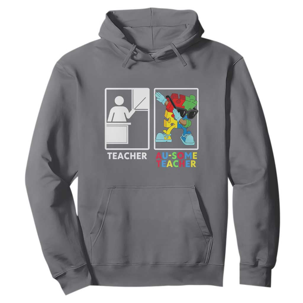 Funny Au Some Teacher Hoodie Autism Acceptance Special Education Gift