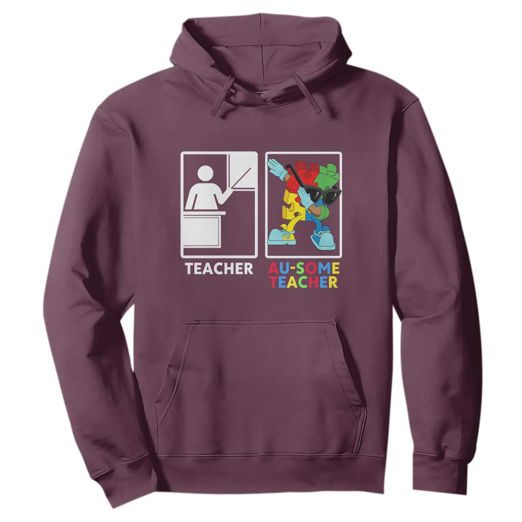 Funny Au Some Teacher Hoodie Autism Acceptance Special Education Gift