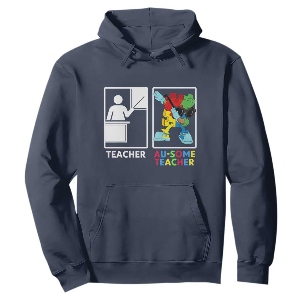 Funny Au Some Teacher Hoodie Autism Acceptance Special Education Gift