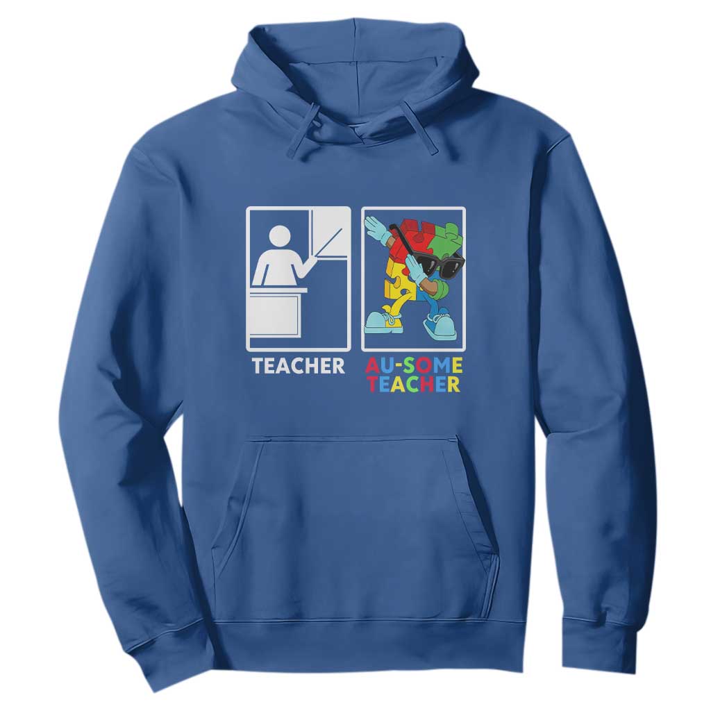 Funny Au Some Teacher Hoodie Autism Acceptance Special Education Gift