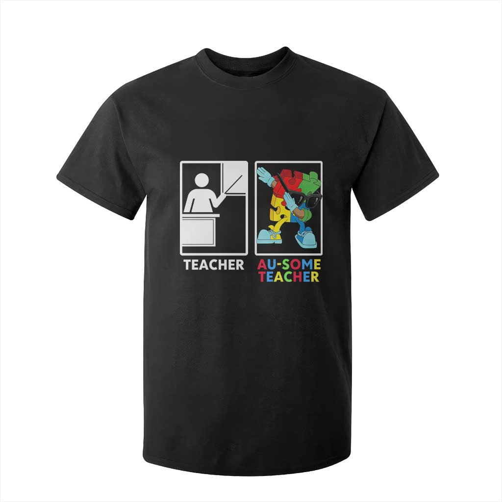Funny Au Some Teacher T Shirt For Kid Autism Acceptance Special Education Gift