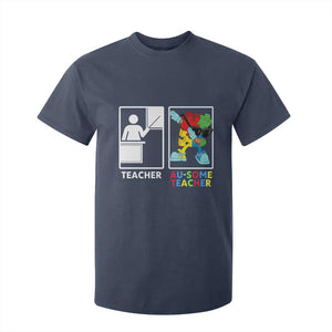 Funny Au Some Teacher T Shirt For Kid Autism Acceptance Special Education Gift