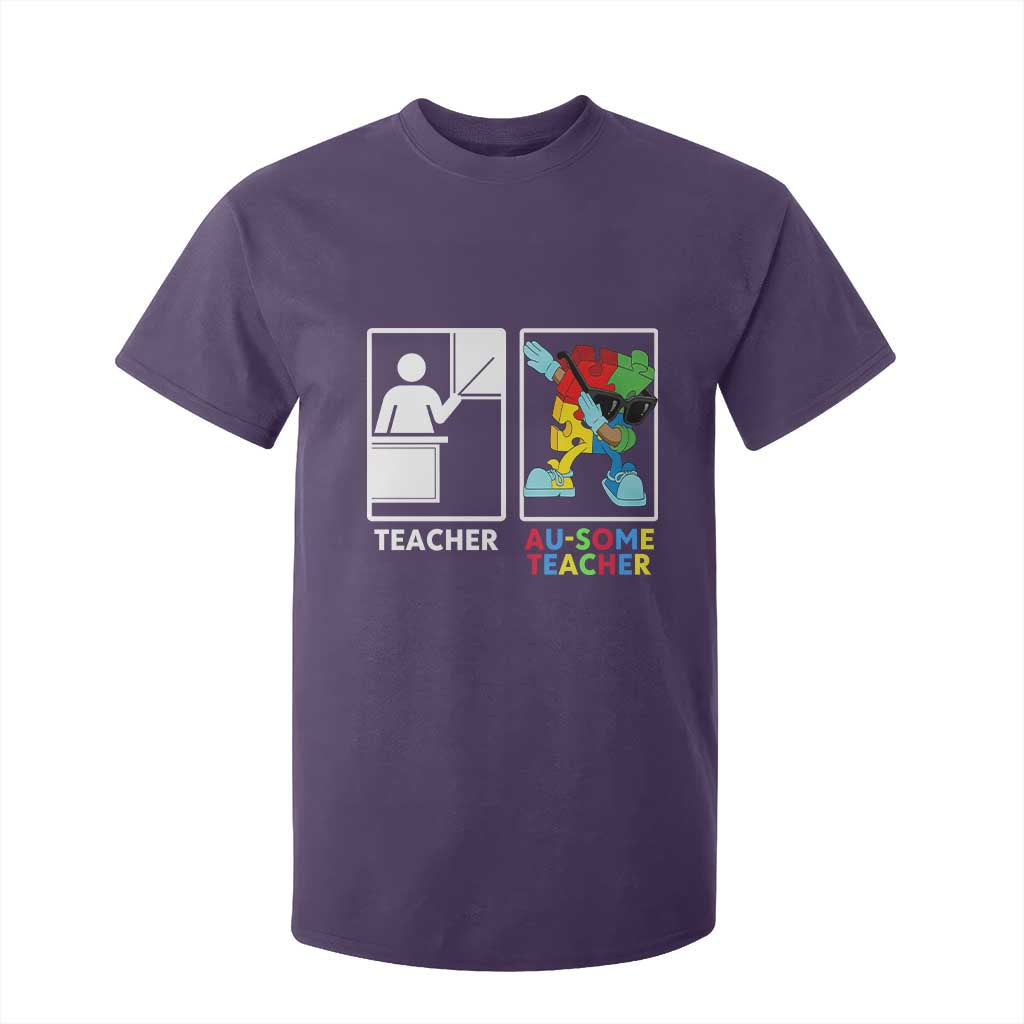 Funny Au Some Teacher T Shirt For Kid Autism Acceptance Special Education Gift