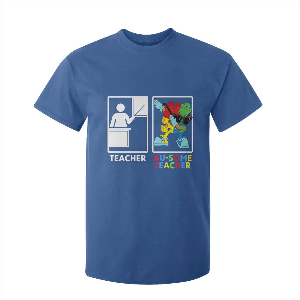 Funny Au Some Teacher T Shirt For Kid Autism Acceptance Special Education Gift