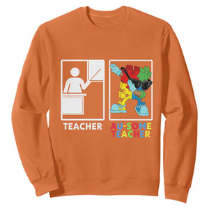 Funny Au Some Teacher Sweatshirt Autism Acceptance Special Education Gift