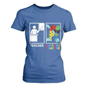Funny Au Some Teacher T Shirt For Women Autism Acceptance Special Education Gift