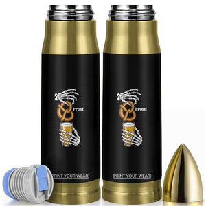 Prost Beer Lover Skeleton Hands German Festival Graphic Bullet Tumbler