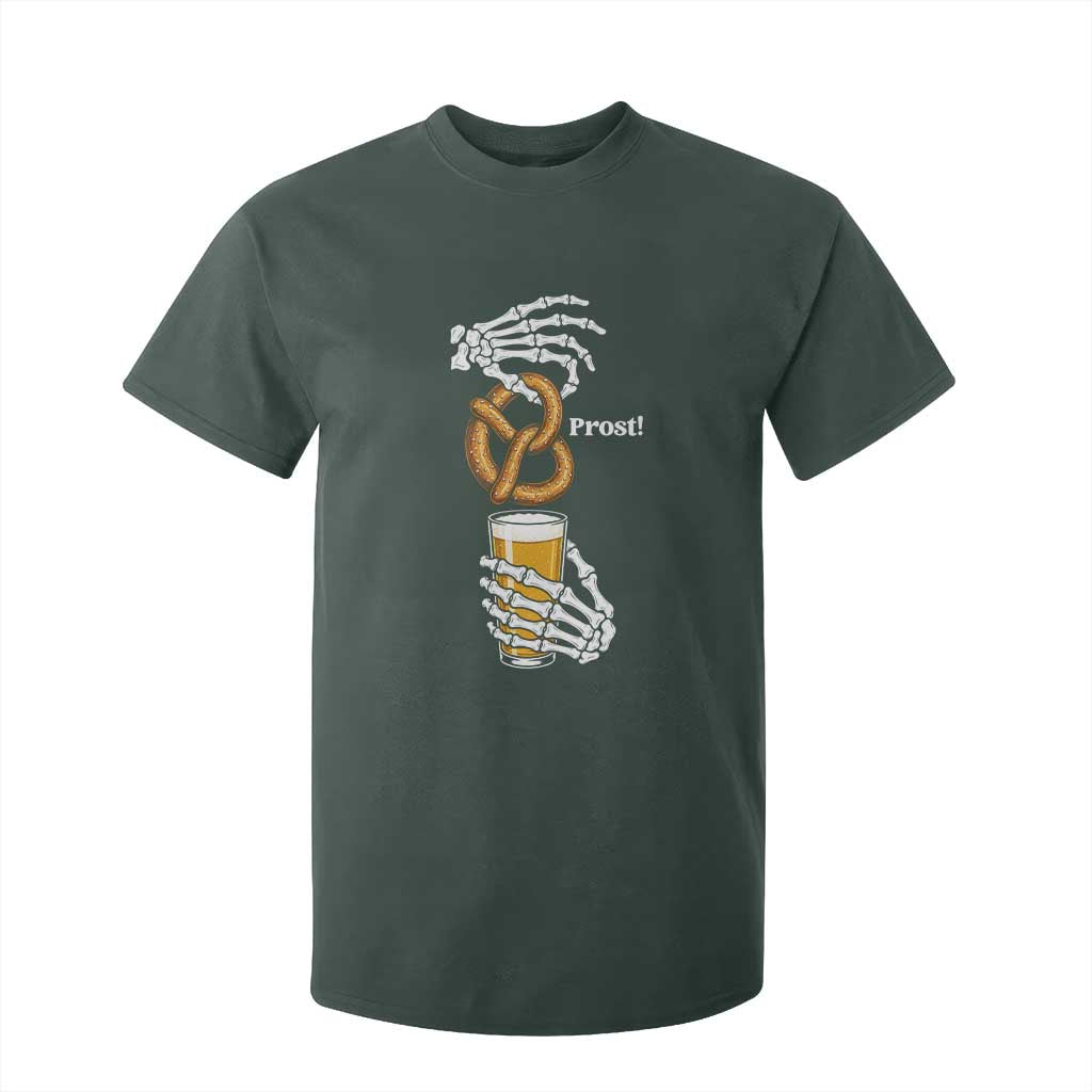 Prost Beer Lover Skeleton Hands German Festival Graphic T Shirt For Kid