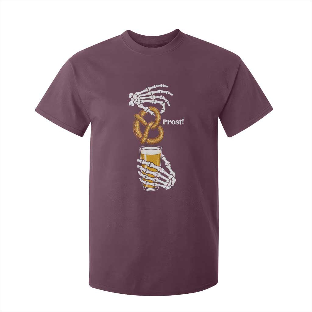 Prost Beer Lover Skeleton Hands German Festival Graphic T Shirt For Kid