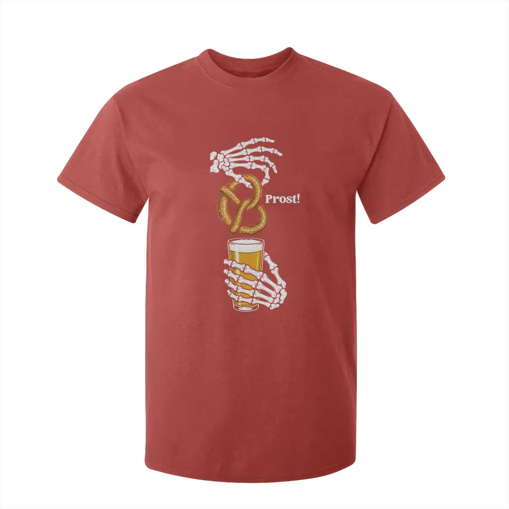Prost Beer Lover Skeleton Hands German Festival Graphic T Shirt For Kid