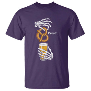 Prost Beer Lover Skeleton Hands German Festival Graphic T Shirt