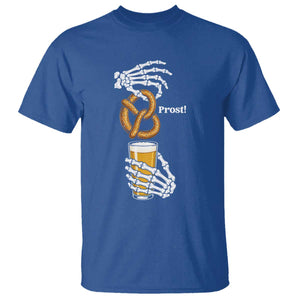 Prost Beer Lover Skeleton Hands German Festival Graphic T Shirt