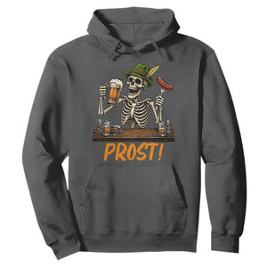 Funny Skeleton Oktoberfest Hoodie Prost Beer Lover Bavarian Gift