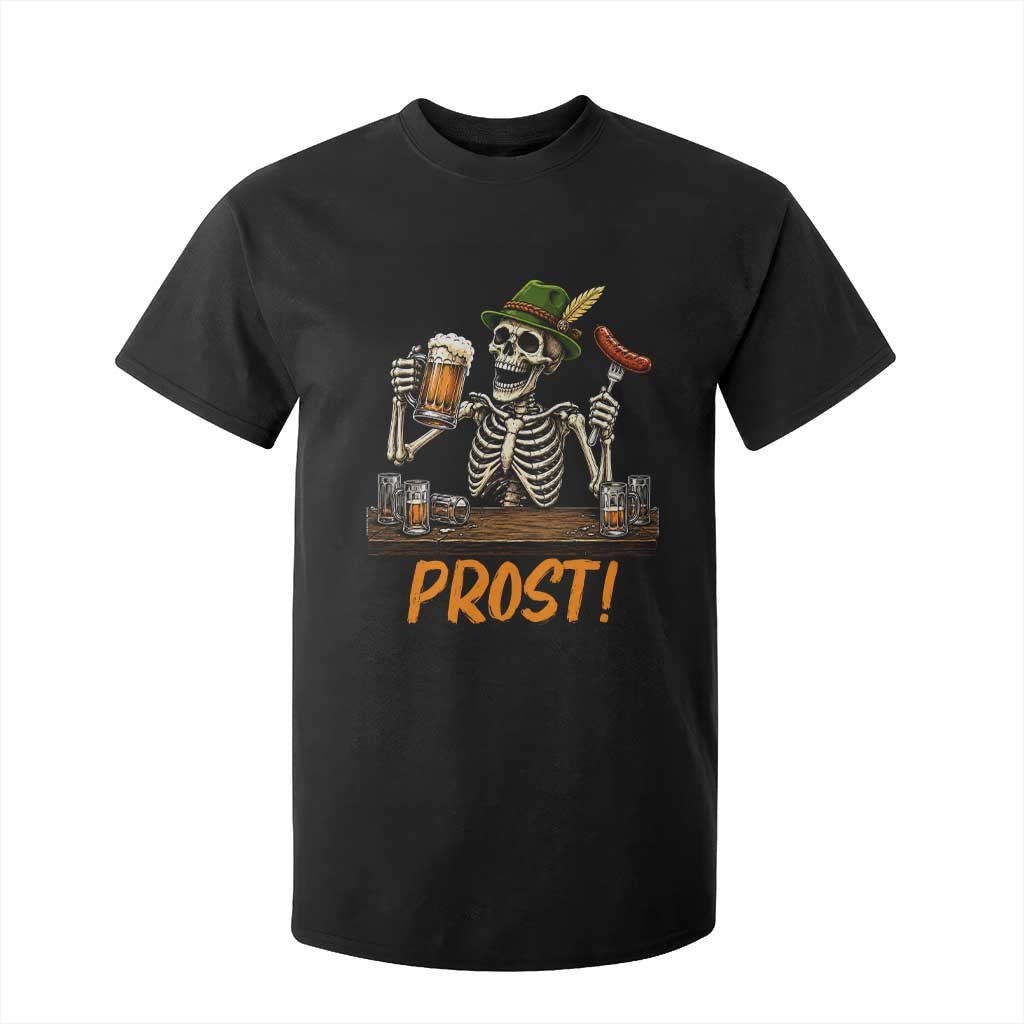 Funny Skeleton Oktoberfest T Shirt For Kid Prost Beer Lover Bavarian Gift