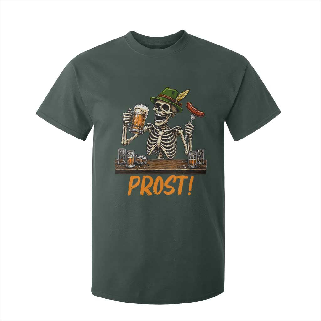Funny Skeleton Oktoberfest T Shirt For Kid Prost Beer Lover Bavarian Gift