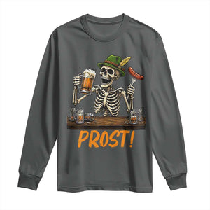 Funny Skeleton Oktoberfest Long Sleeve Shirt Prost Beer Lover Bavarian Gift