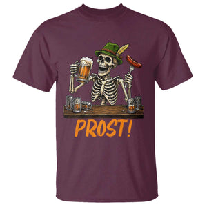 Funny Skeleton Oktoberfest T Shirt Prost Beer Lover Bavarian Gift