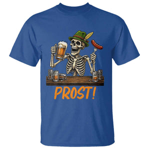 Funny Skeleton Oktoberfest T Shirt Prost Beer Lover Bavarian Gift