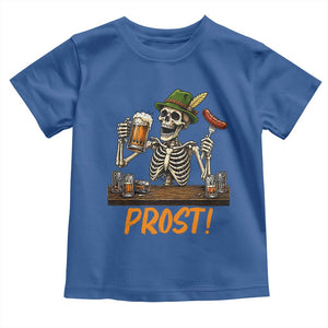 Funny Skeleton Oktoberfest Toddler T Shirt Prost Beer Lover Bavarian Gift