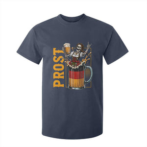 Funny Skeleton Oktoberfest T Shirt For Kid Spooky Prost German Beer Drinker Graphic