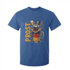 Funny Skeleton Oktoberfest T Shirt For Kid Spooky Prost German Beer Drinker Graphic