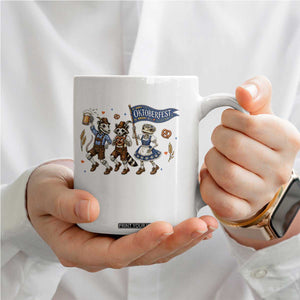 Funny Opossum Raccoon Frog Oktoberfest Beer Graphic Coffee Mug Spooky Drinking Team TS12 Print Your Wear