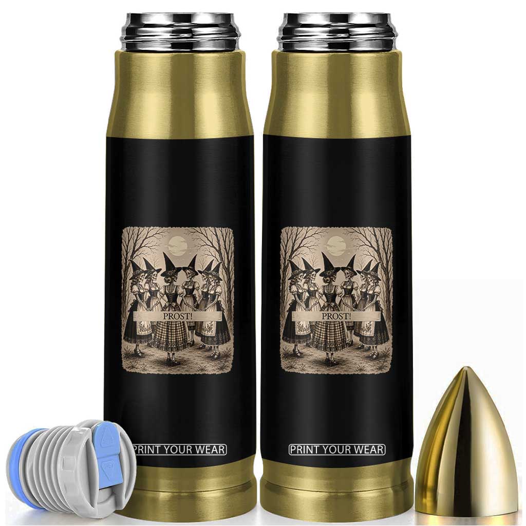 Skeleton Witches Coven Oktoberfest Bullet Tumbler German Dirndl Spooky Beer Festival Gift TS12 Black Print Your Wear
