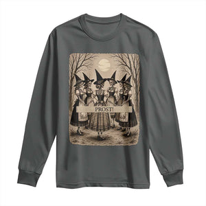 Skeleton Witches Coven Oktoberfest Long Sleeve Shirt German Dirndl Spooky Beer Festival Gift