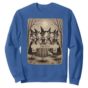Skeleton Witches Coven Oktoberfest Sweatshirt German Dirndl Spooky Beer Festival Gift