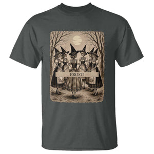 Skeleton Witches Coven Oktoberfest T Shirt German Dirndl Spooky Beer Festival Gift