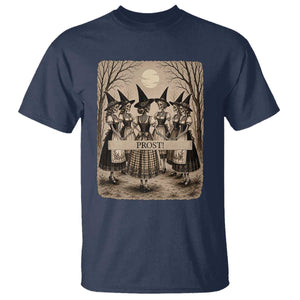 Skeleton Witches Coven Oktoberfest T Shirt German Dirndl Spooky Beer Festival Gift