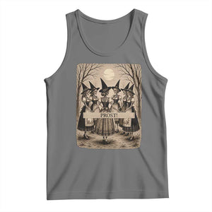 Skeleton Witches Coven Oktoberfest Tank Top German Dirndl Spooky Beer Festival Gift