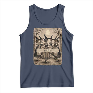 Skeleton Witches Coven Oktoberfest Tank Top German Dirndl Spooky Beer Festival Gift
