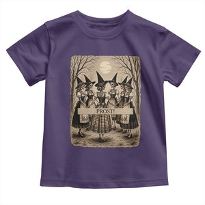 Skeleton Witches Coven Oktoberfest Toddler T Shirt German Dirndl Spooky Beer Festival Gift