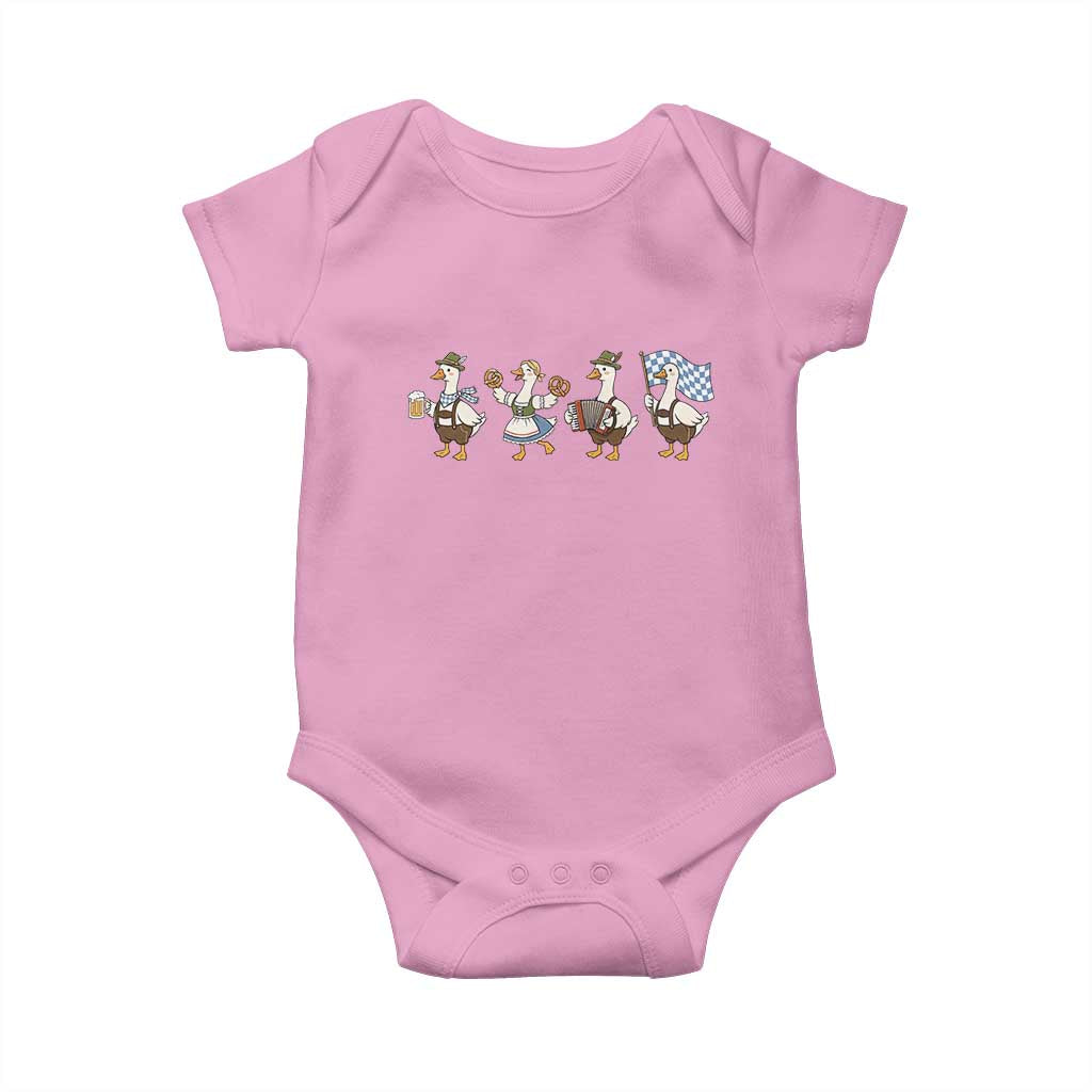 Silly Goose Oktoberfest Baby Onesie Cute Bavarian Beer Festival Animal Humor