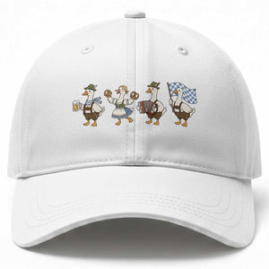Silly Goose Oktoberfest Baseball Cap Cute Bavarian Beer Festival Animal Humor