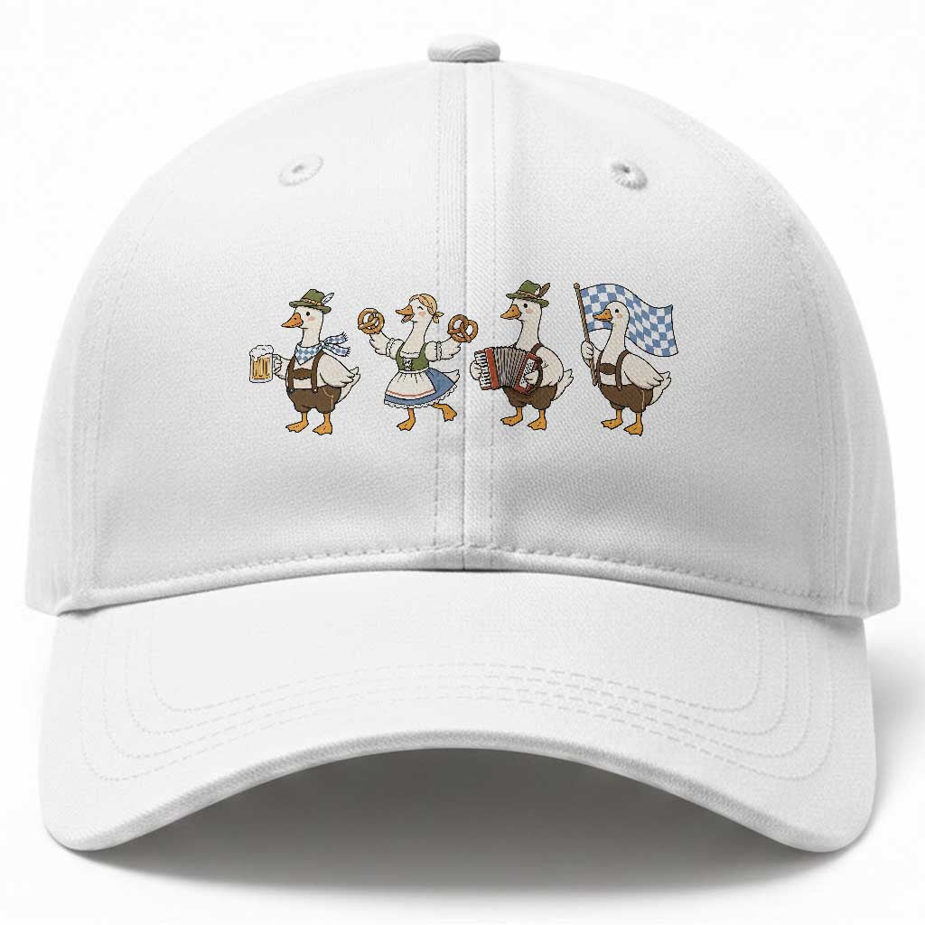 Silly Goose Oktoberfest Baseball Cap Cute Bavarian Beer Festival Animal Humor TS12 Print Your Wear