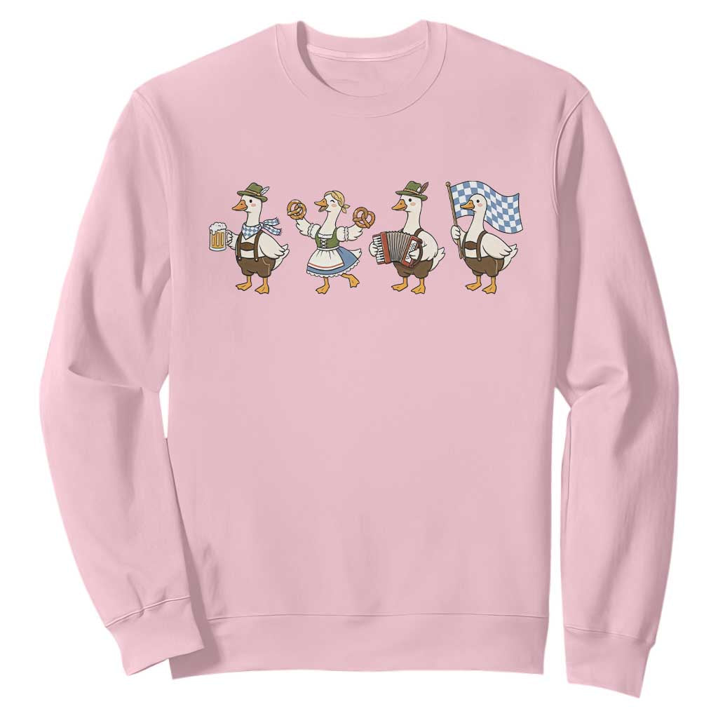 Silly Goose Oktoberfest Sweatshirt Cute Bavarian Beer Festival Animal Humor