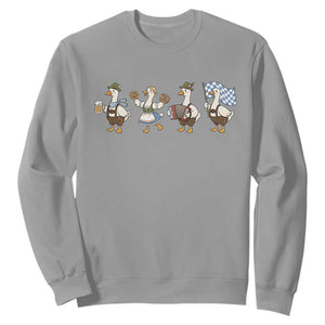 Silly Goose Oktoberfest Sweatshirt Cute Bavarian Beer Festival Animal Humor