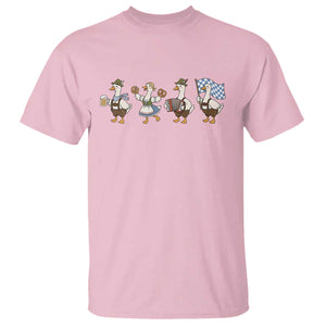 Silly Goose Oktoberfest T Shirt Cute Bavarian Beer Festival Animal Humor