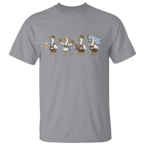 Silly Goose Oktoberfest T Shirt Cute Bavarian Beer Festival Animal Humor