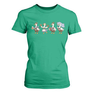 Silly Goose Oktoberfest T Shirt For Women Cute Bavarian Beer Festival Animal Humor