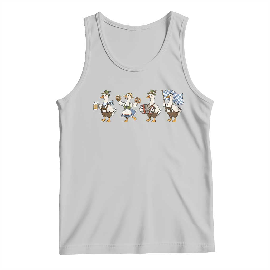 Silly Goose Oktoberfest Tank Top Cute Bavarian Beer Festival Animal Humor