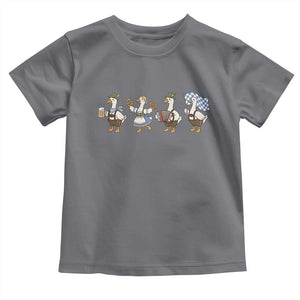 Silly Goose Oktoberfest Toddler T Shirt Cute Bavarian Beer Festival Animal Humor