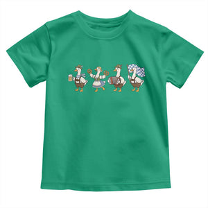 Silly Goose Oktoberfest Toddler T Shirt Cute Bavarian Beer Festival Animal Humor