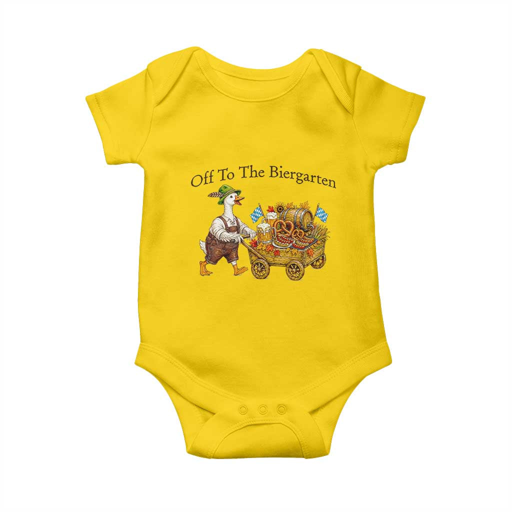 Funny Goose German Beer Festival Baby Onesie Off To The Biergarten