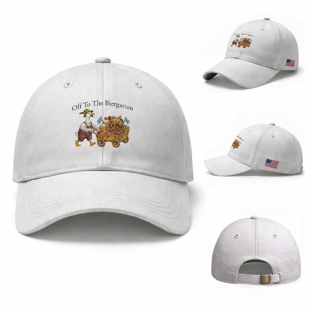 Funny Goose German Beer Festival Baseball Cap Off To The Biergarten