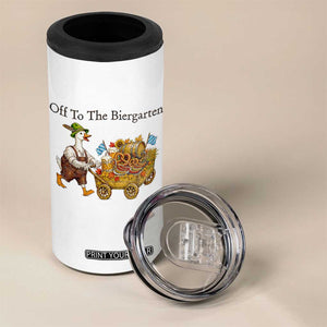Funny Goose German Beer Festival 4 in 1 Can Cooler Tumbler Off To The Biergarten
