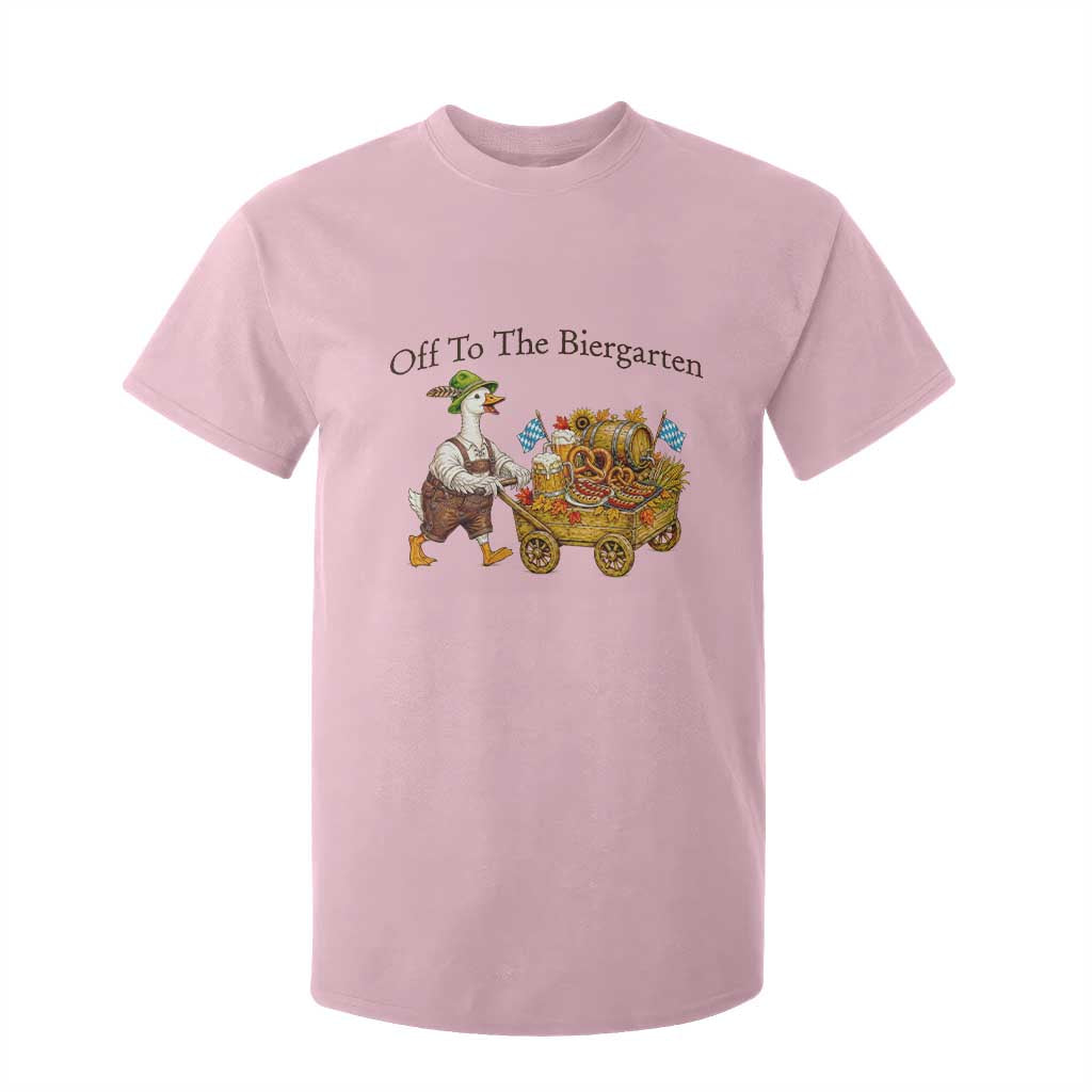 Funny Goose German Beer Festival T Shirt For Kid Off To The Biergarten